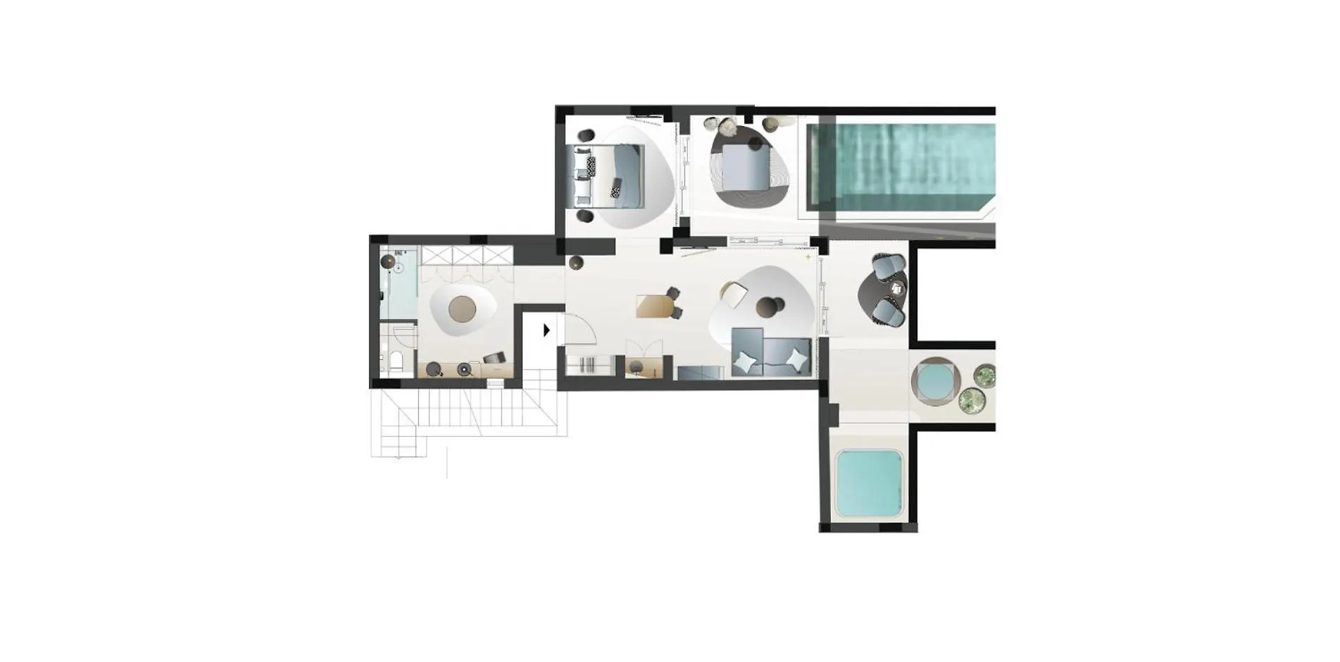 **** Hotell Amyth Of Mykonos Super Paradise Grekland
